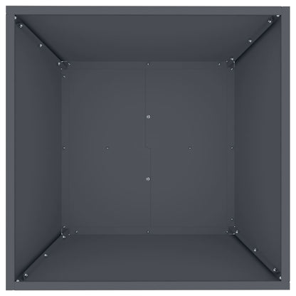 Garten-Pflanzgefäß 5 Stk. Anthrazit 50 x 50 x 15 cm