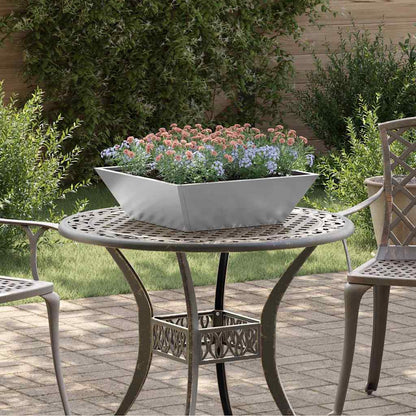 Garten-Pflanzgefäß 5 Stk. Silber 50 x 50 x 15 cm