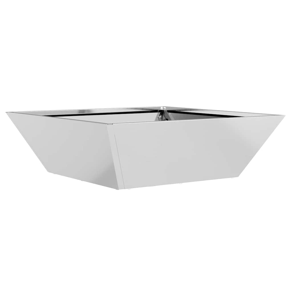 Garten-Pflanzgefäß 5 Stk. Silber 50 x 50 x 15 cm