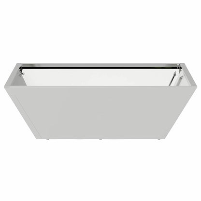 Garten-Pflanzgefäß 5 Stk. Silber 50 x 50 x 15 cm