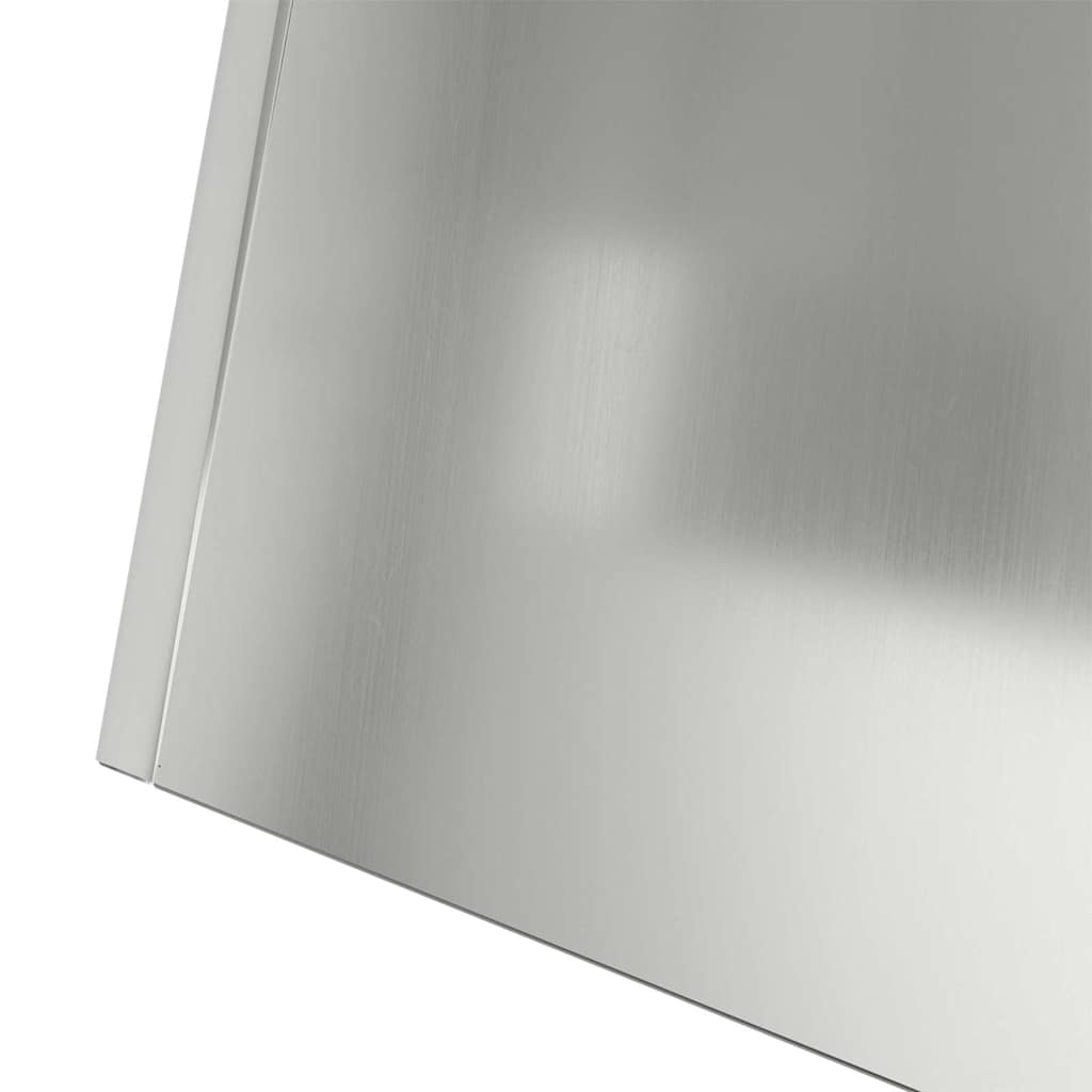 Säulen Pflanzer Silber 35 x 35 x 73 cm Verzinkter Stahl