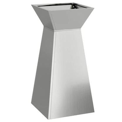 Säulen Pflanzer Silber 35 x 35 x 73 cm Verzinkter Stahl