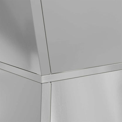 Säulen Pflanzer 2 Stk. Silber 40 x 40 x 100 cm Verzinkter Stahl