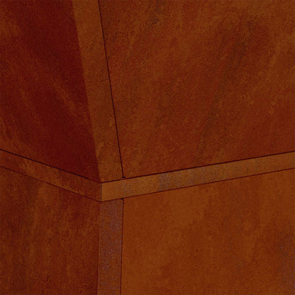 Säulen Pflanzer 2 Stk. Rostoptik 40 x 40 x 100 cm