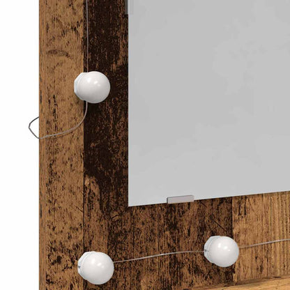 Spiegelschrank Altholz 60 x 31,5 x 62 cm Holzwerkstoff