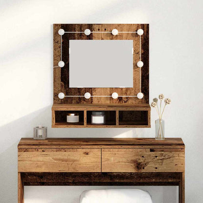Spiegelschrank Altholz 60 x 31,5 x 62 cm Holzwerkstoff