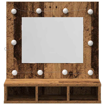 Spiegelschrank Altholz 60 x 31,5 x 62 cm Holzwerkstoff