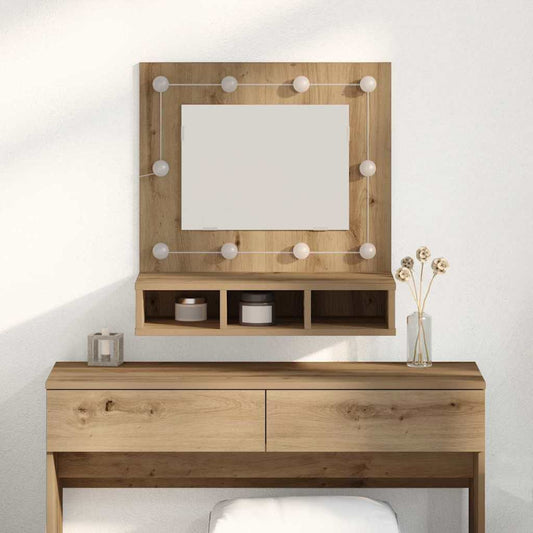 Spiegelschrank Artisan-Eiche 62 x 31,5 x 62 cm Holzwerkstoff