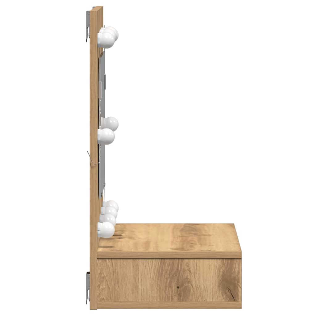 Spiegelschrank Artisan-Eiche 62 x 31,5 x 62 cm Holzwerkstoff