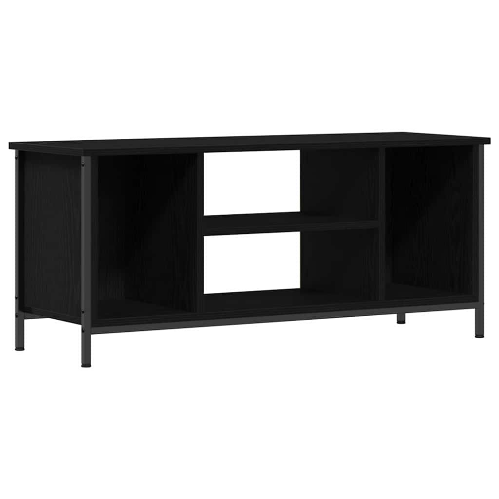 TV-Schränk 102 x 35 x 45 cm Schwarz Eichen-Optik Holzwerkstoff