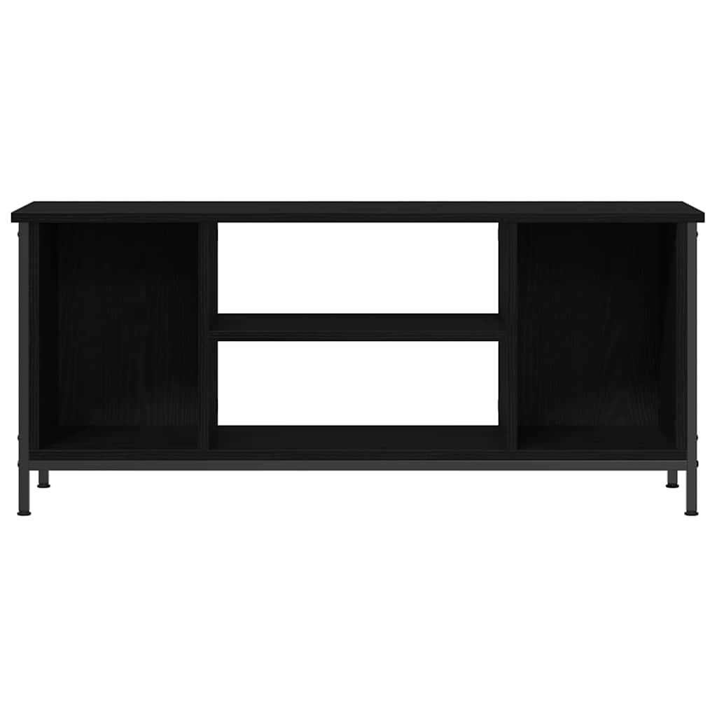 TV-Schränk 102 x 35 x 45 cm Schwarz Eichen-Optik Holzwerkstoff