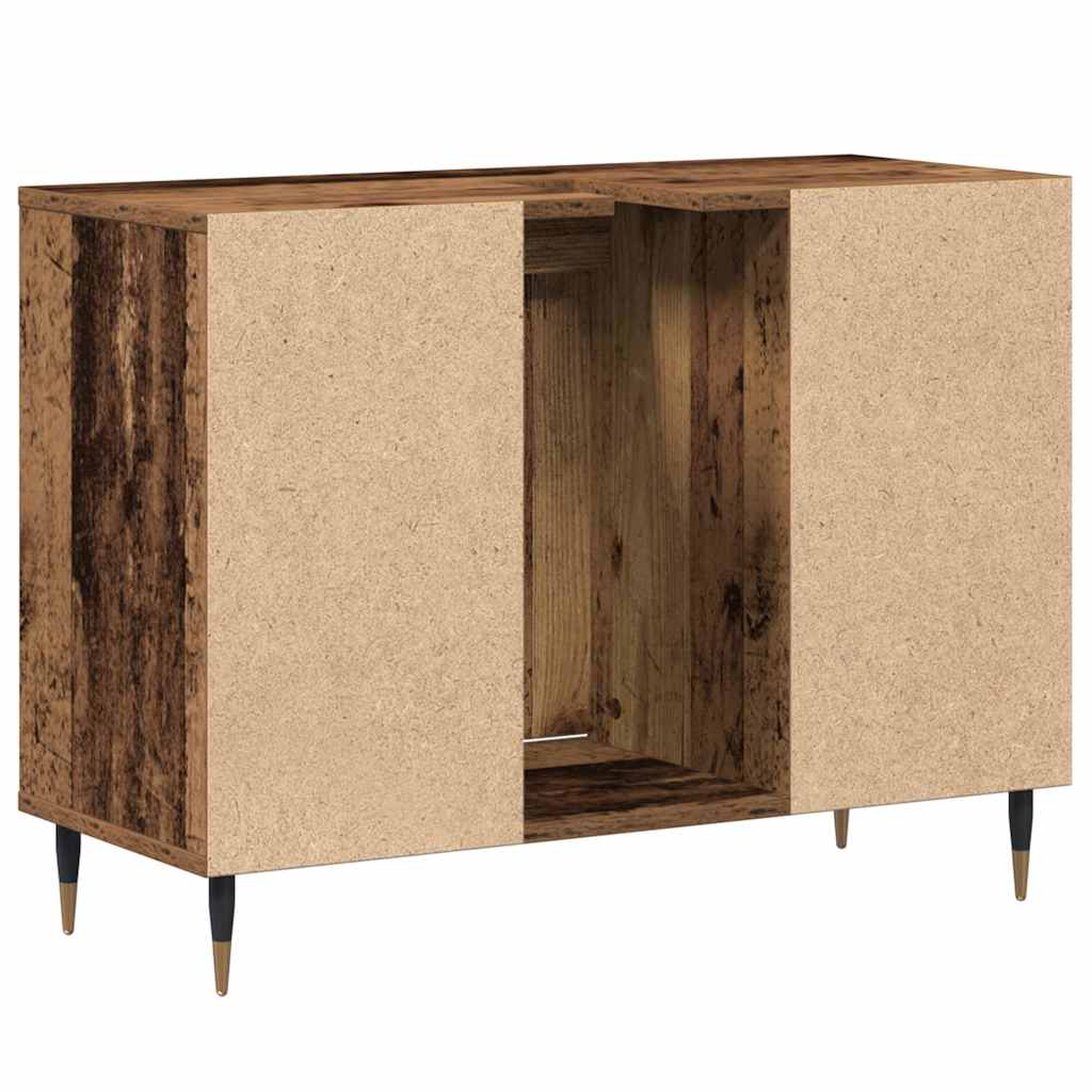 Badezimmerschrank Altholz 80 x 33 x 60 cm Holzwerkstoff