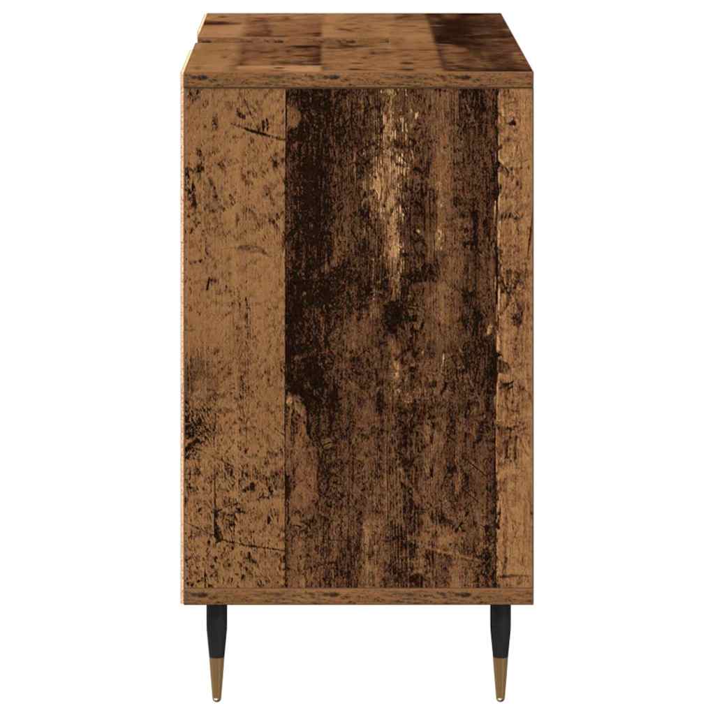 Badezimmerschrank Altholz 80 x 33 x 60 cm Holzwerkstoff