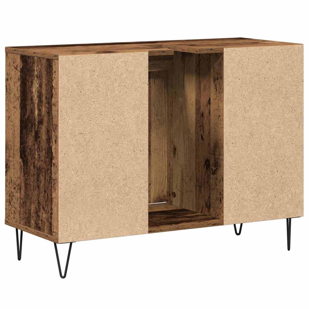 Badezimmerschrank Altholz 80 x 33 x 60 cm Holzwerkstoff