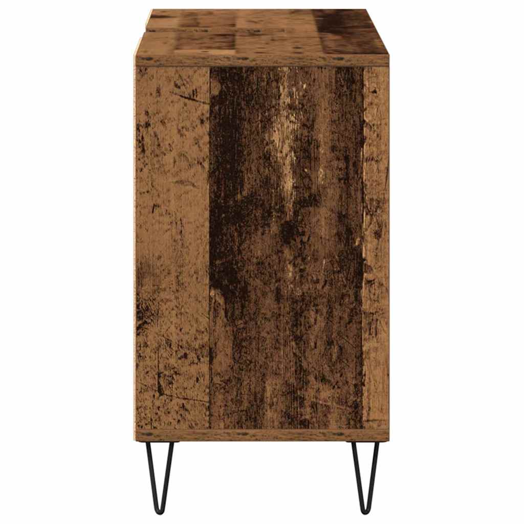 Badezimmerschrank Altholz 80 x 33 x 60 cm Holzwerkstoff