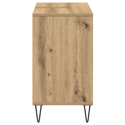 Badezimmerschrank Artisan-Eiche 80 x 33 x 60 cm Holzwerkstoff
