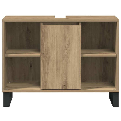 Badezimmerschrank Artisan-Eiche 80 x 33 x 60 cm Holzwerkstoff