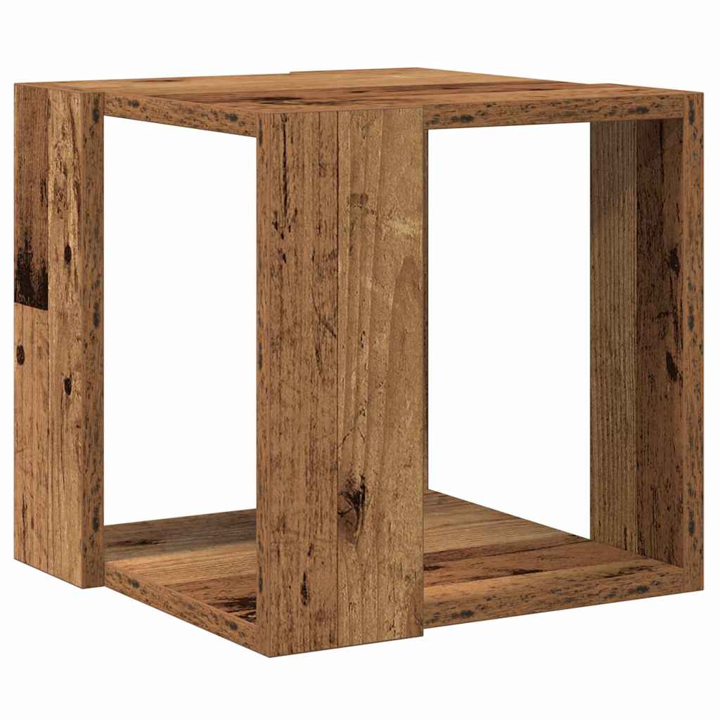 Couchtisch Altholz 32 x 32 x 30 cm Holzwerkstoff