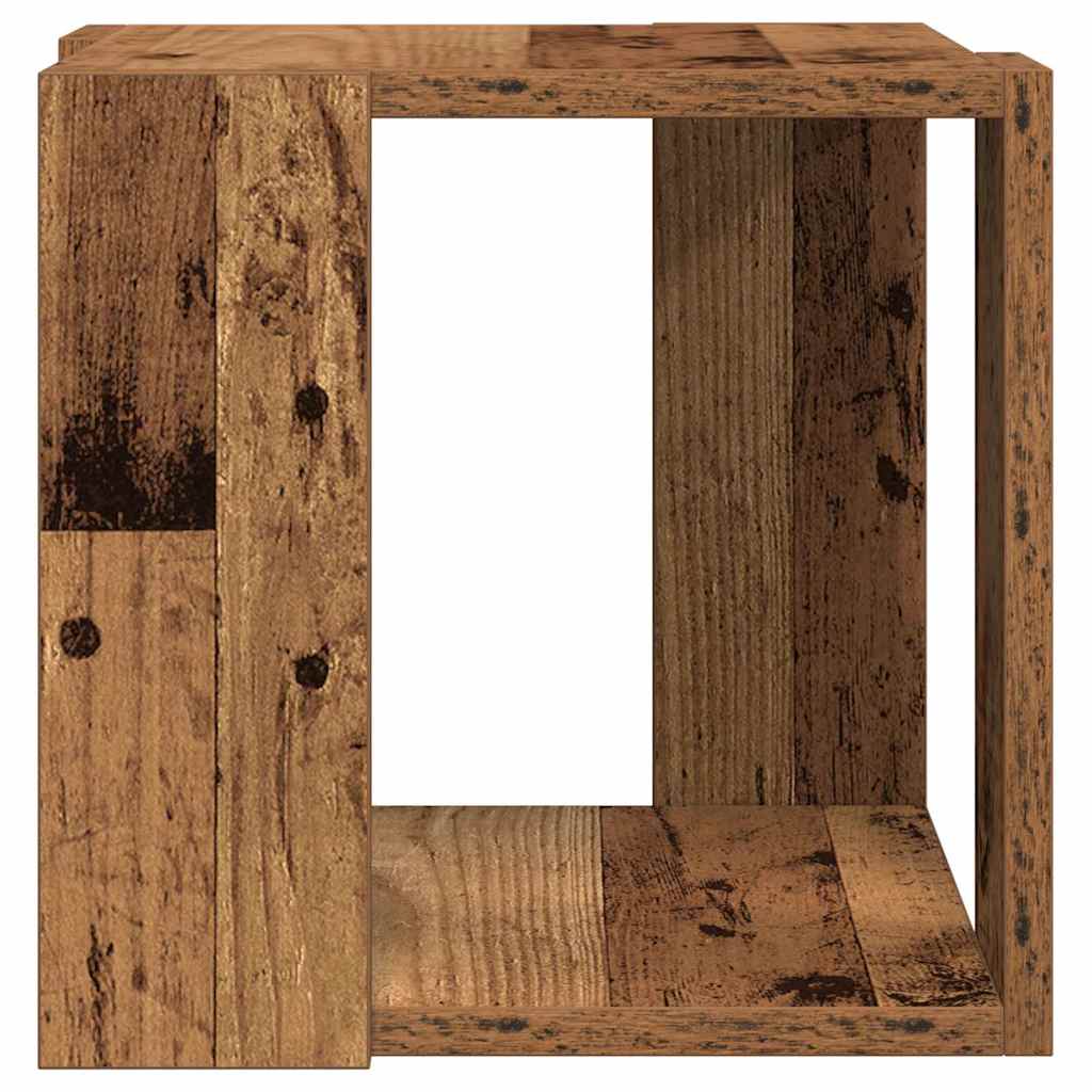Couchtisch Altholz 32 x 32 x 30 cm Holzwerkstoff