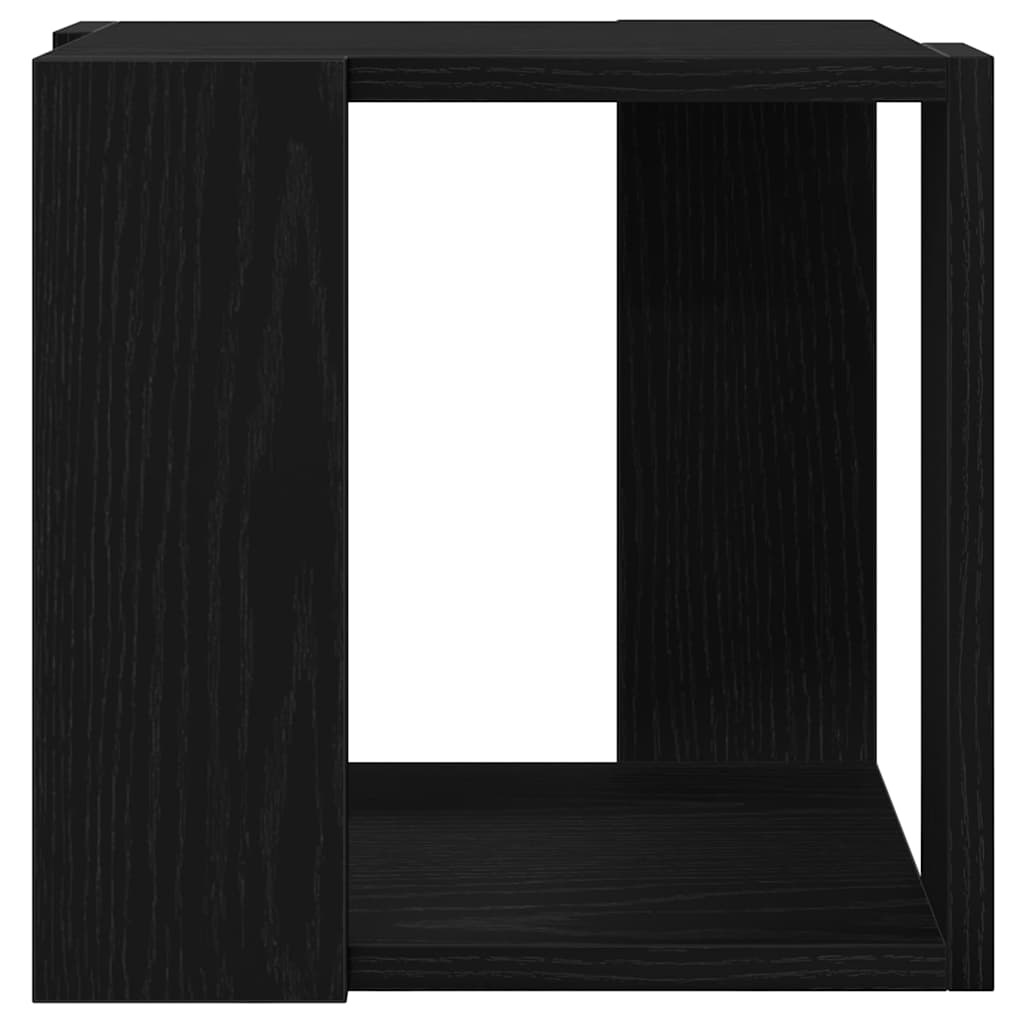 Couchtisch Schwarz Eichen-Optik 32 x 32 x 30 cm Holzwerkstoff