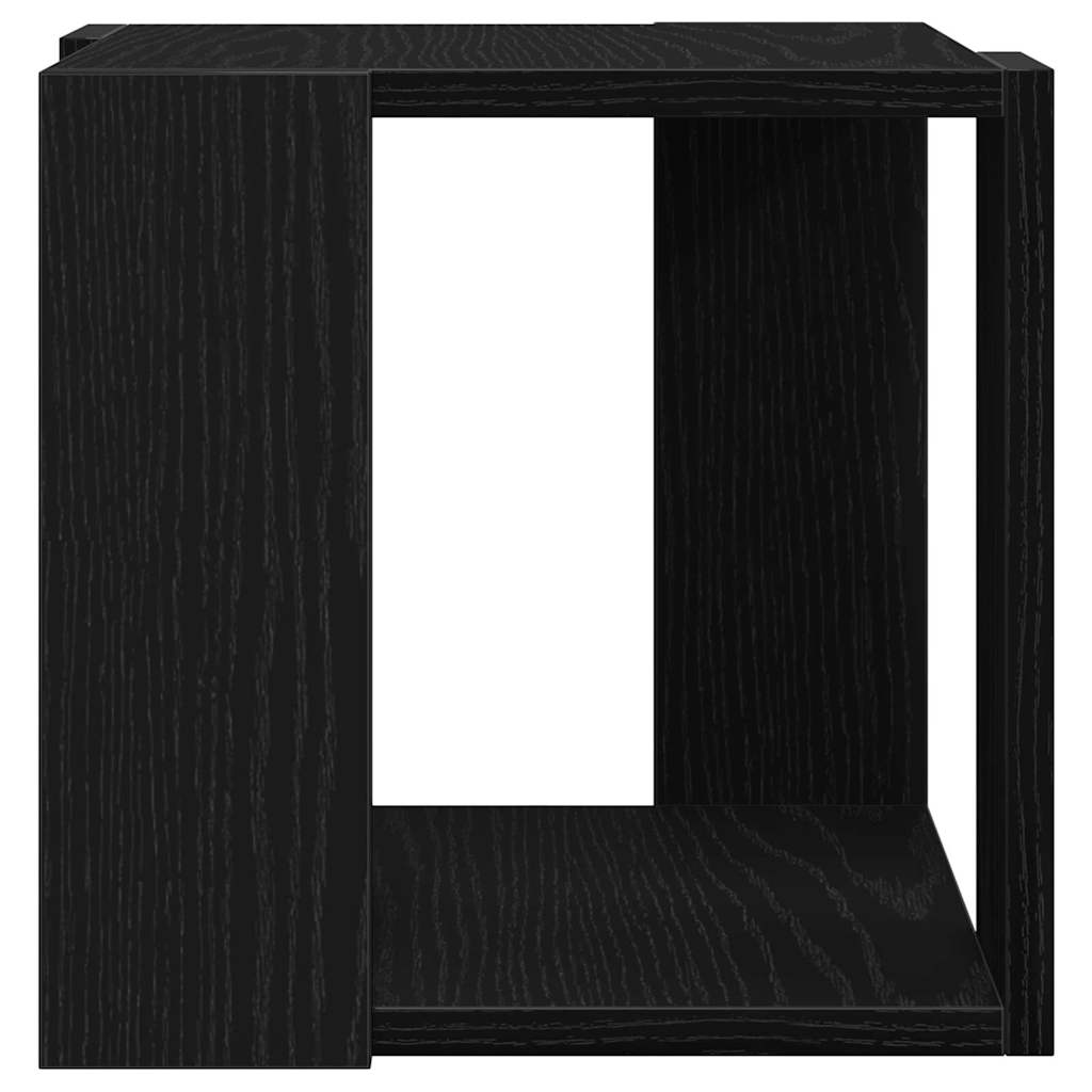 Couchtisch Schwarz Eichen-Optik 32 x 32 x 30 cm Holzwerkstoff