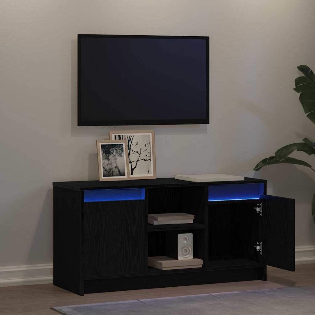 TV-Einheiten 100 x 34 x 50 cm Schwarz Holzwerkstoff