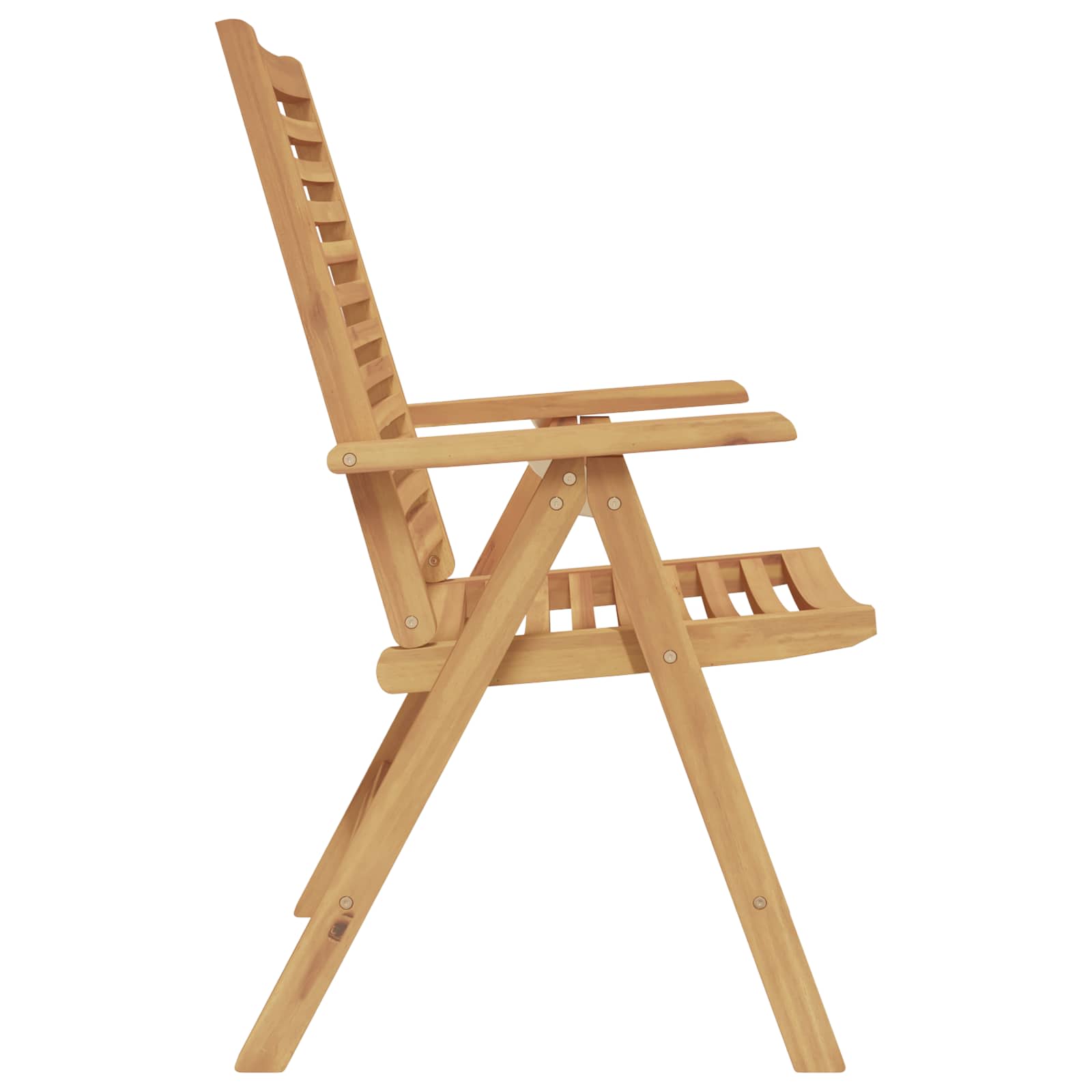 Stuhl 6 stk. Braun Massivholz Teak Umwandelbar