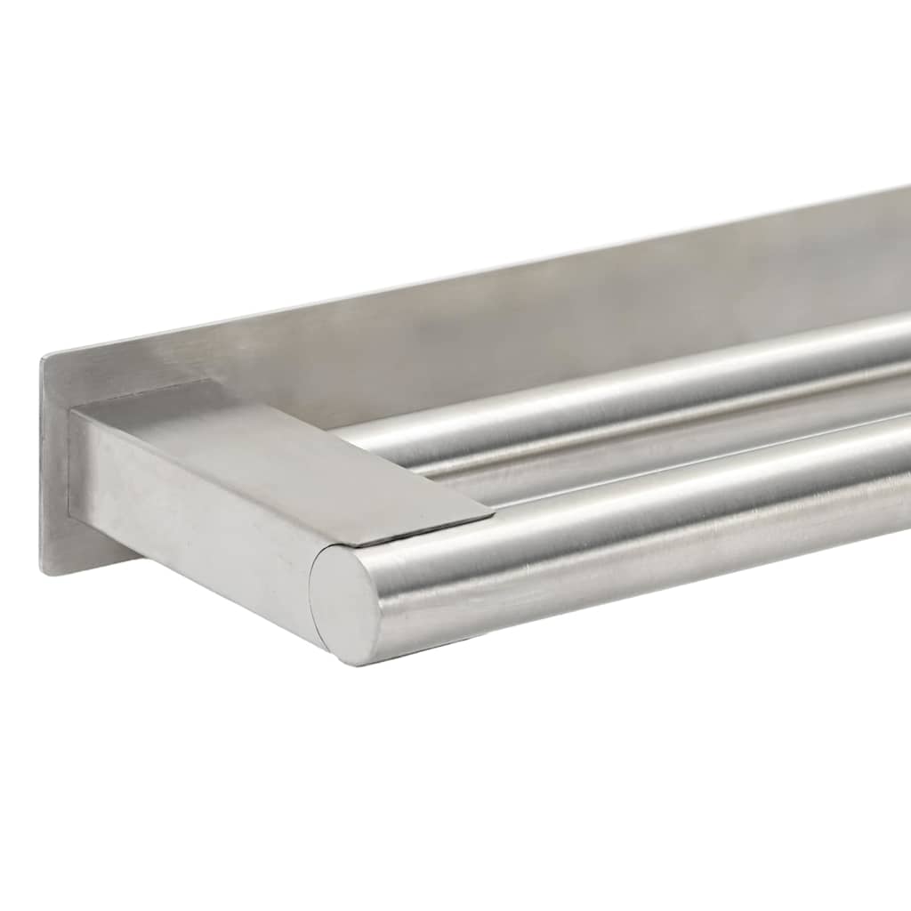 Handtuchhalter Silber 40 x 9 x 4 cm Edelstahl