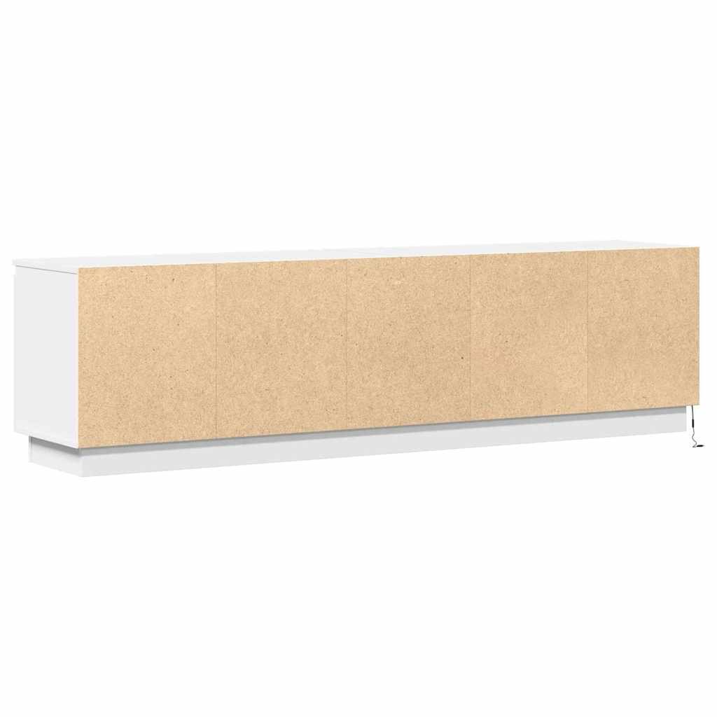 TV-Schränk 180 x 38 x 49 cm Weiß Holzwerkstoff