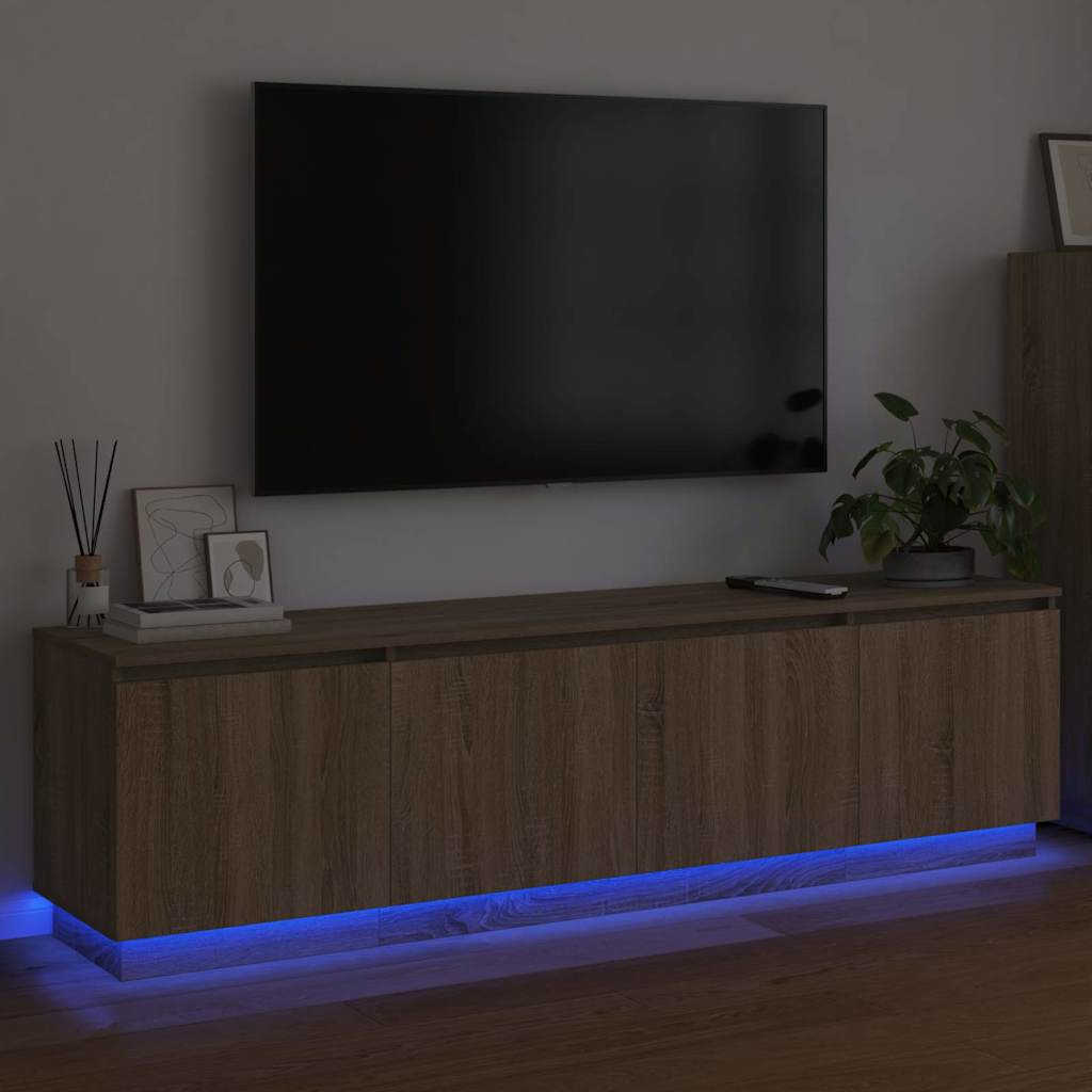 LED-TV-Dashboard Sonoma-Eiche 180 x 38 x 49 cm Holzwerkstoff
