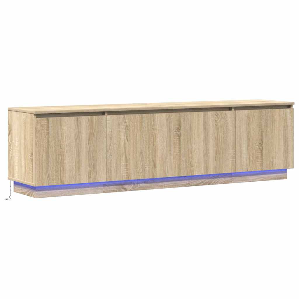 LED-TV-Dashboard Sonoma-Eiche 180 x 38 x 49 cm Holzwerkstoff