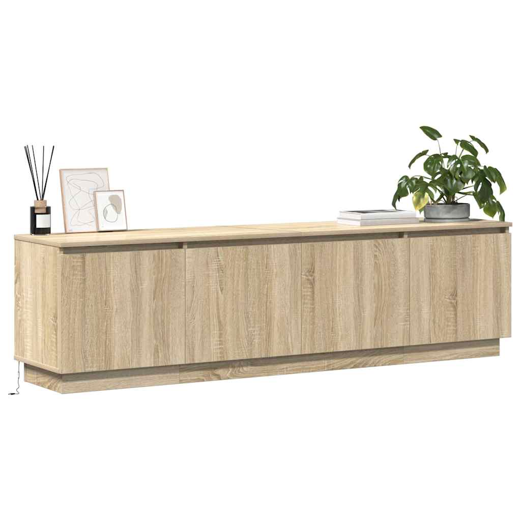 LED-TV-Dashboard Sonoma-Eiche 180 x 38 x 49 cm Holzwerkstoff