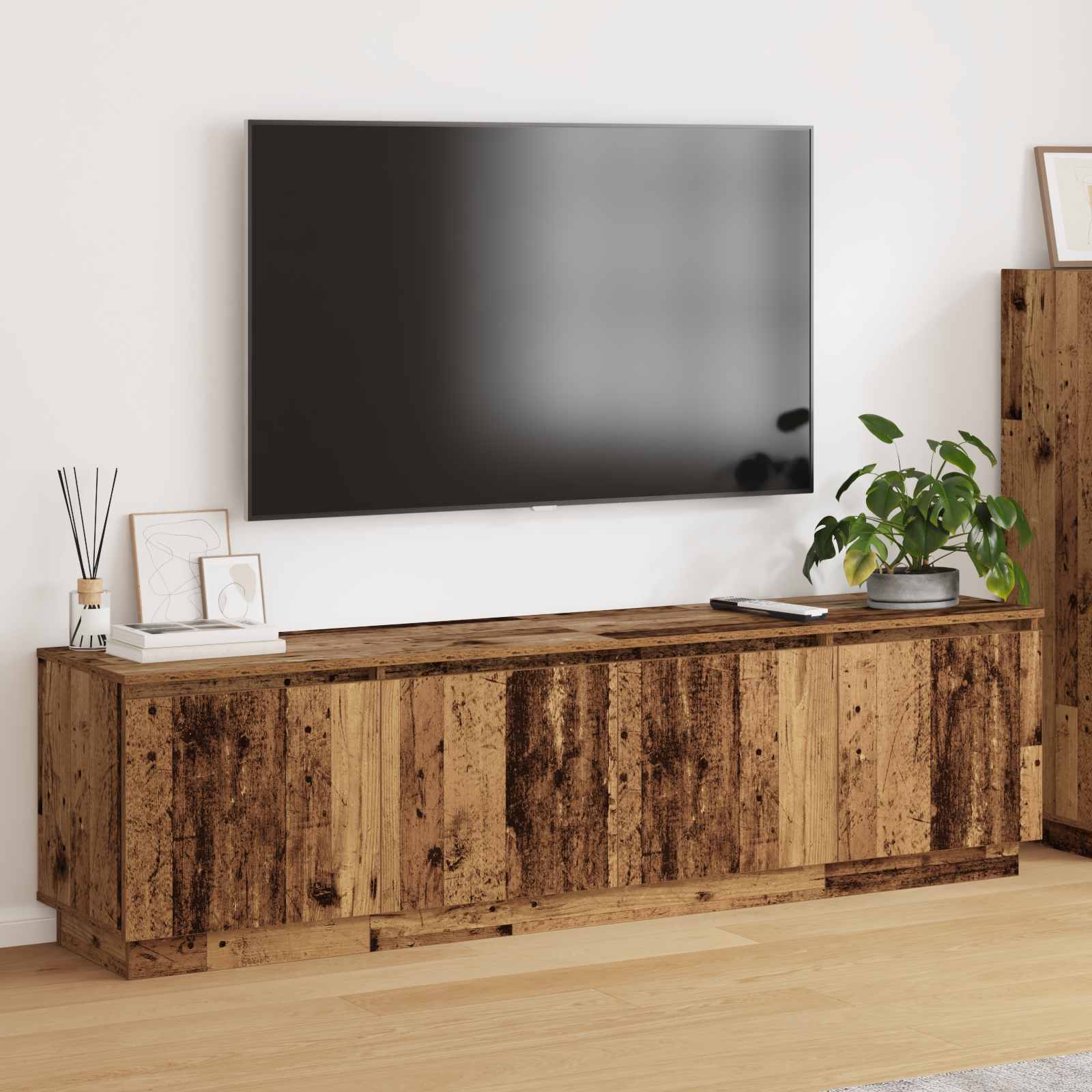 TV-Schränk Altholz 180 x 38 x 49 cm Holzwerkstoff