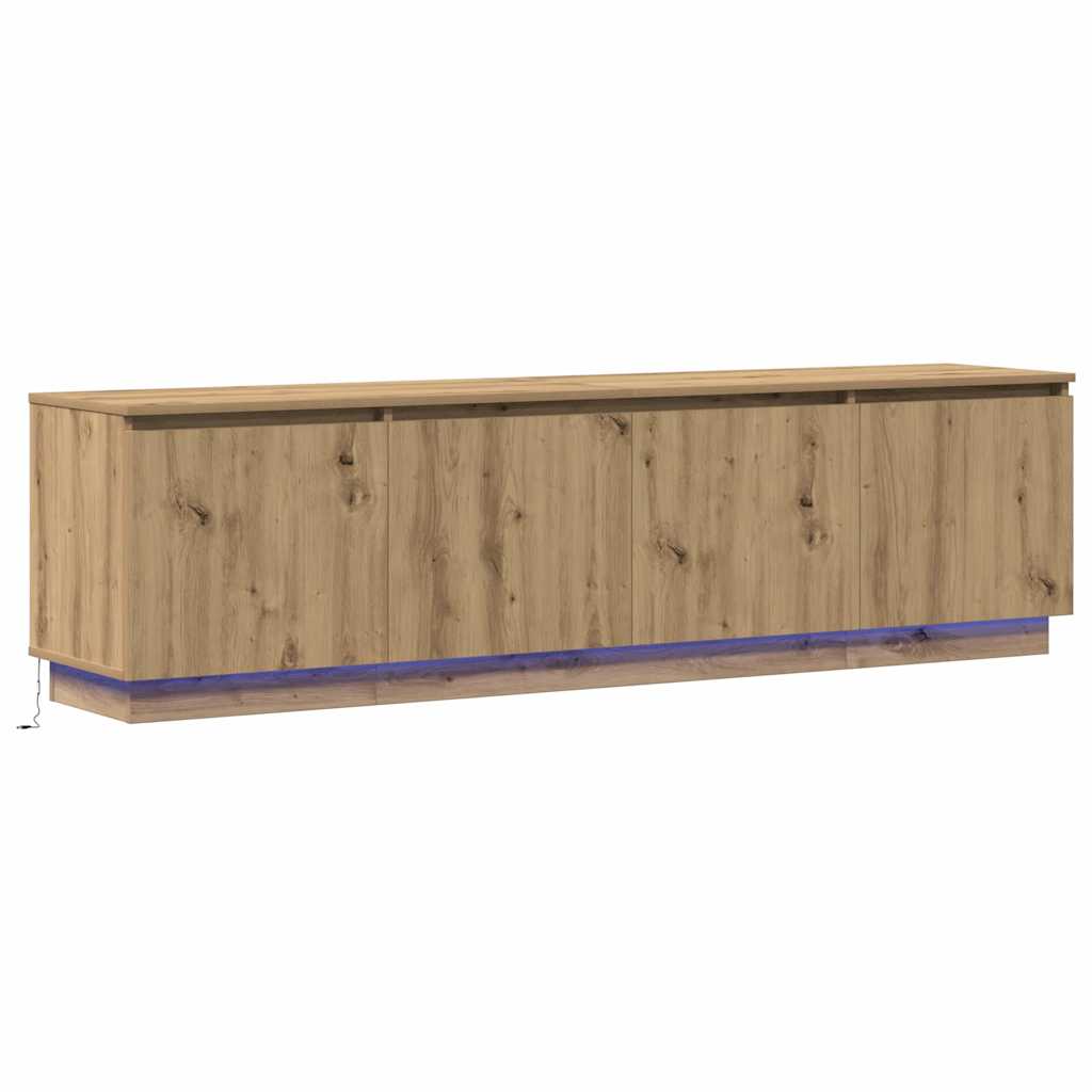 LED-TV-Dashboard Artisan-Eiche 180 x 38 x 49 cm Holzwerkstoff