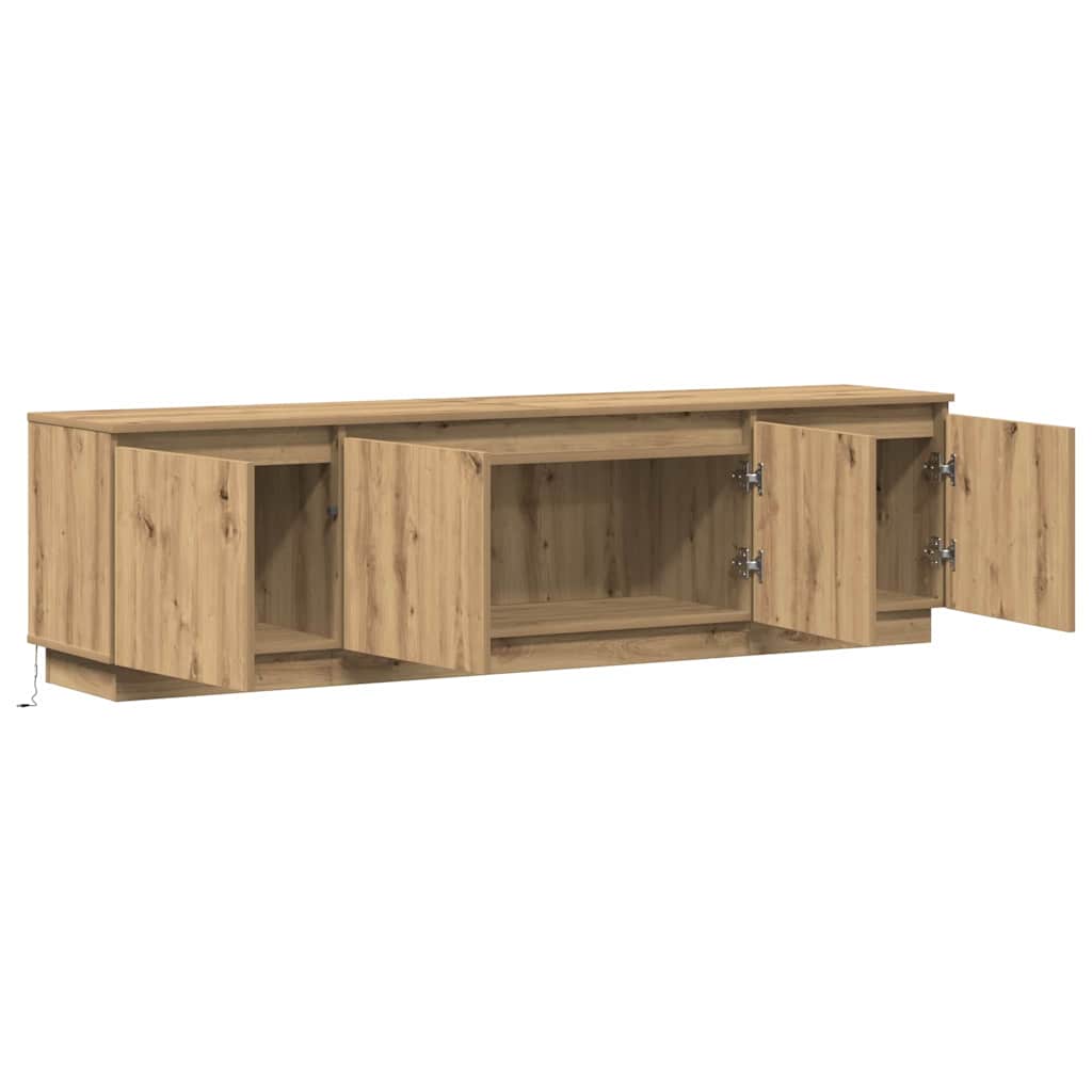 LED-TV-Dashboard Artisan-Eiche 180 x 38 x 49 cm Holzwerkstoff