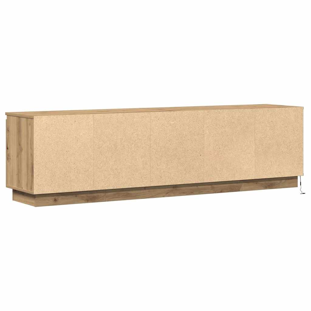 LED-TV-Dashboard Artisan-Eiche 180 x 38 x 49 cm Holzwerkstoff
