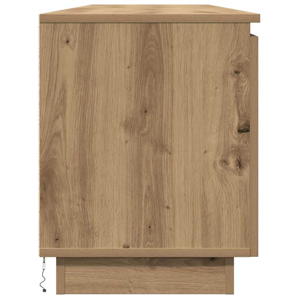 LED-TV-Dashboard Artisan-Eiche 180 x 38 x 49 cm Holzwerkstoff