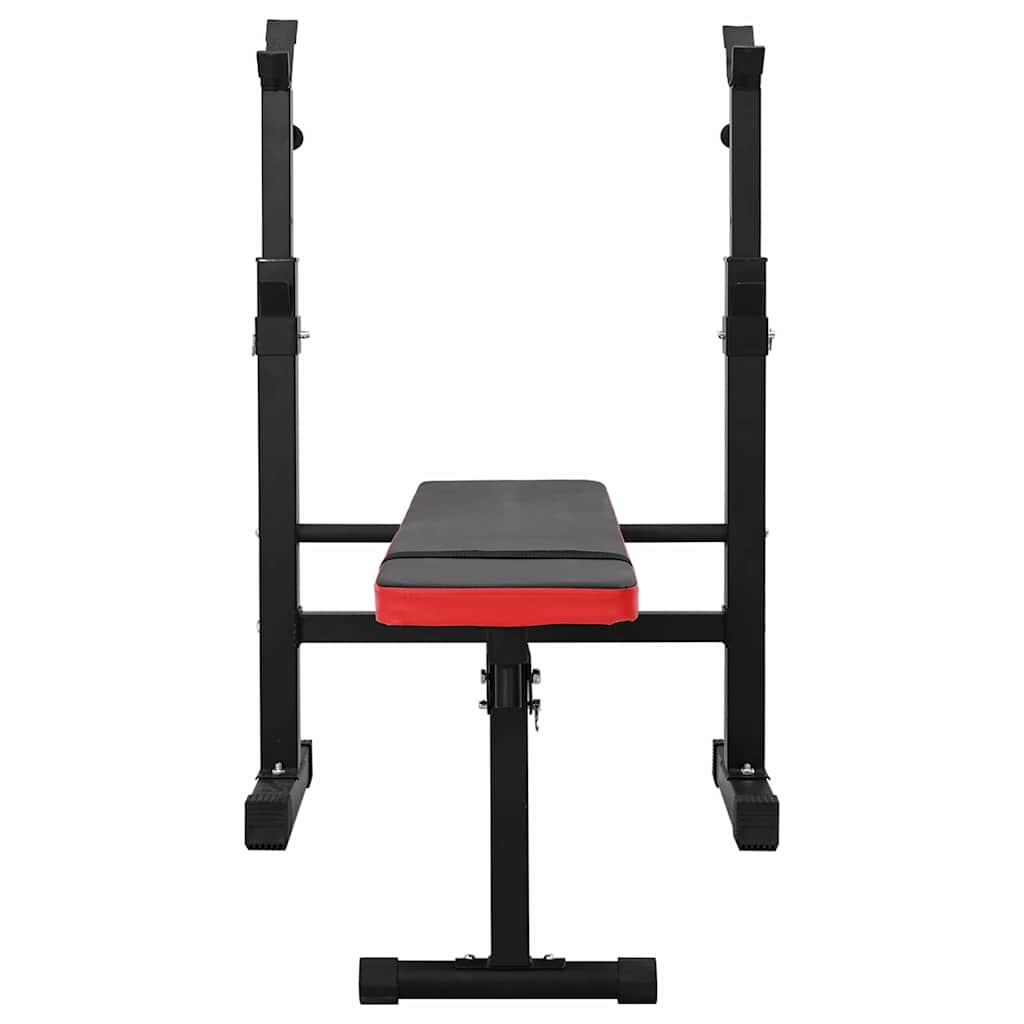 Hantelbank Schwarz 126,5 x 67 x 111 cm
