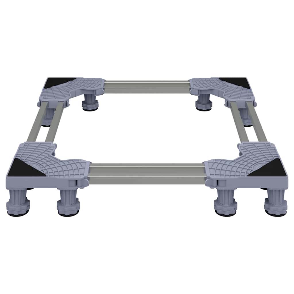 Waschmaschinensockel Grau 67 x 67 x 12 cm Edelstahl