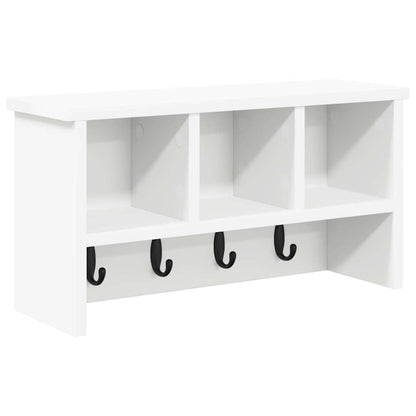 Wandmontierter nachttisch Wandhalterung Weiß 50 x 16 x 26 cm