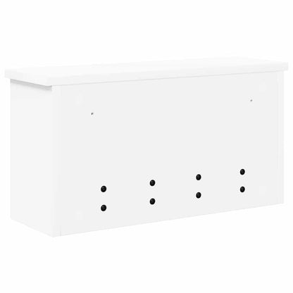 Wandmontierter nachttisch Wandhalterung Weiß 50 x 16 x 26 cm