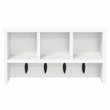 Wandmontierter nachttisch Wandhalterung Weiß 50 x 16 x 26 cm