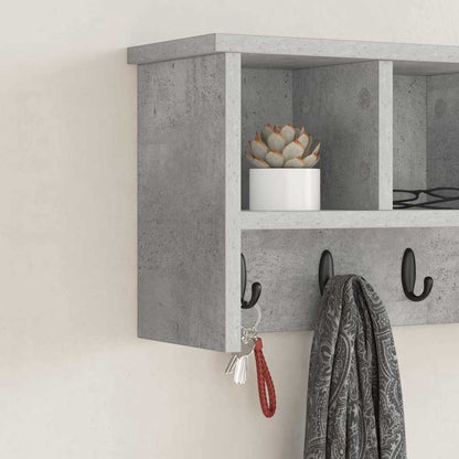 Wandmontierter nachttisch Wandhalterung Beton Grau