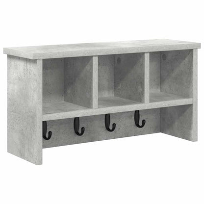 Wandmontierter nachttisch Wandhalterung Beton Grau