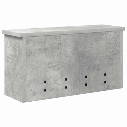 Wandmontierter nachttisch Wandhalterung Beton Grau