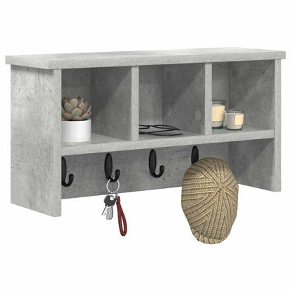 Wandmontierter nachttisch Wandhalterung Beton Grau