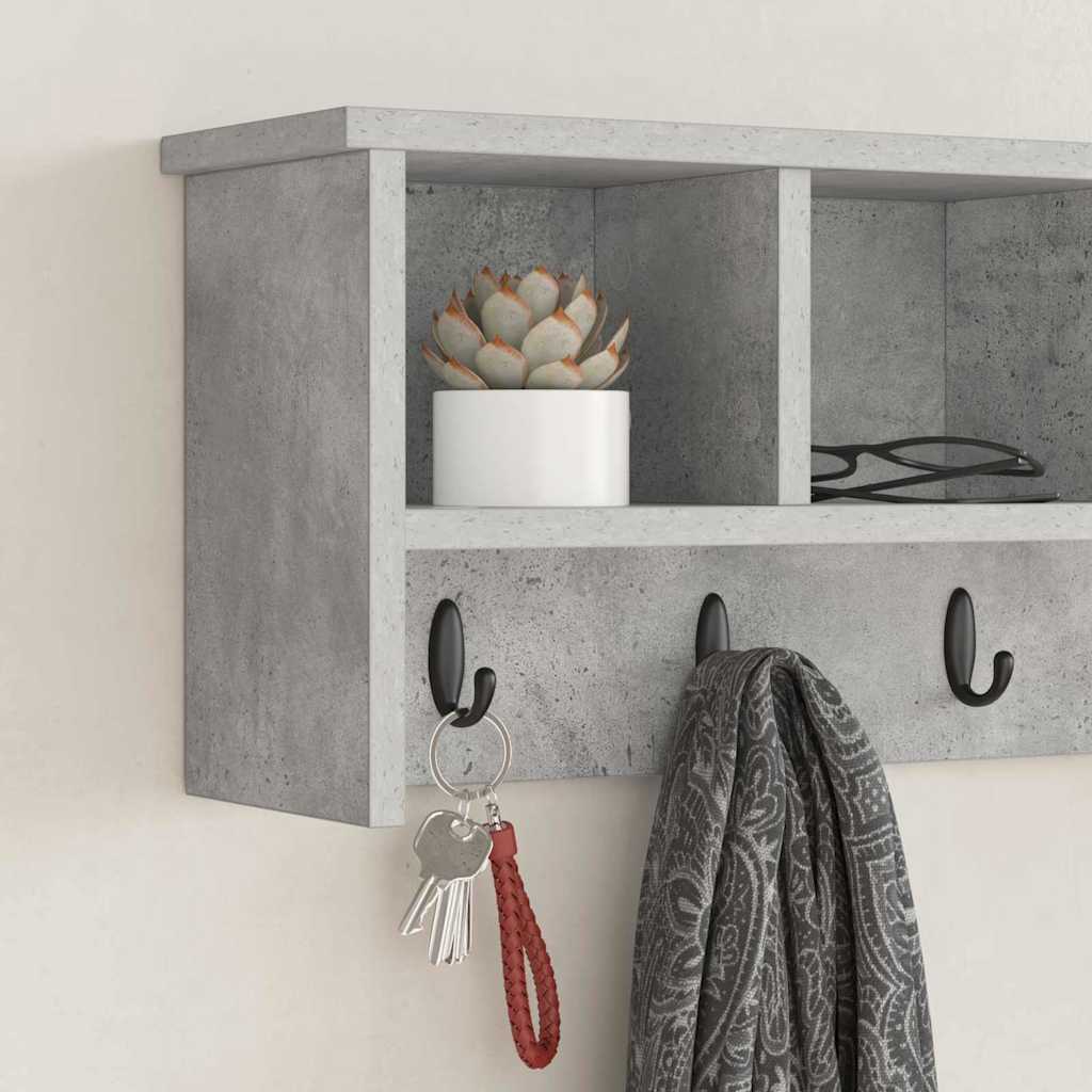 Wandmontierter nachttisch Wandhalterung Beton Grau