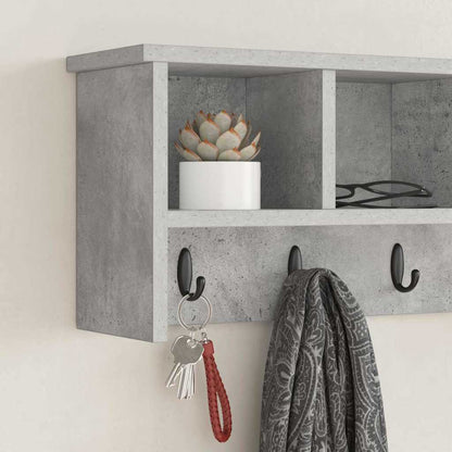 Wandmontierter nachttisch Wandhalterung Beton Grau