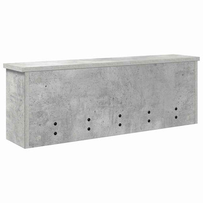 Wandmontierter nachttisch Wandhalterung Beton Grau