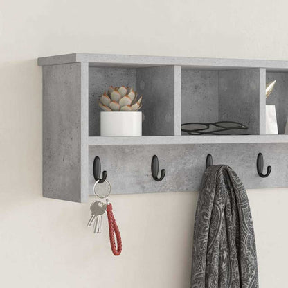 Wandmontierter nachttisch Wandhalterung Beton Grau